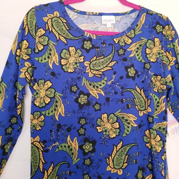NWT'S -LuLaRoe "Debbie" Multicolor Long Sleeve, Midi Length, Round Neck - Size M - Picture 2 of 8